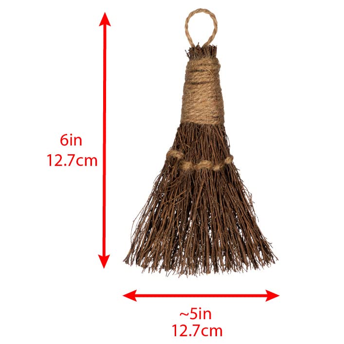 Cinnamon Broom - Cinnamon Broomstick Scented 6in and 36in - Decorative Broom - Cinnamon Scented Broom - Mini Broomsticks - Broom Decor - Cinnamon Broom for Door Protection