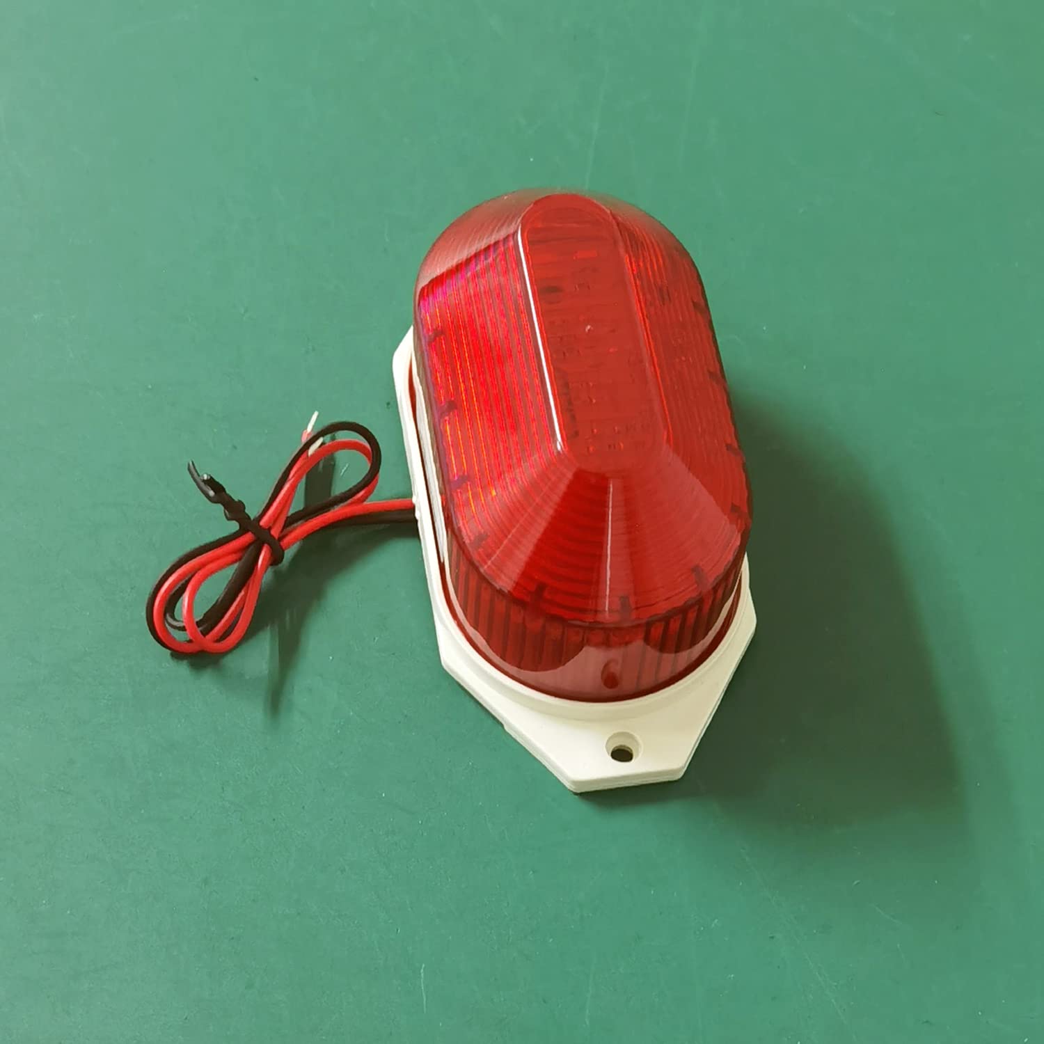 AC110V 120V Strobe Siren Industrial Warning Light and Sound Emergency Panic Alarm can work with Smart Switch Plug (Not Include)