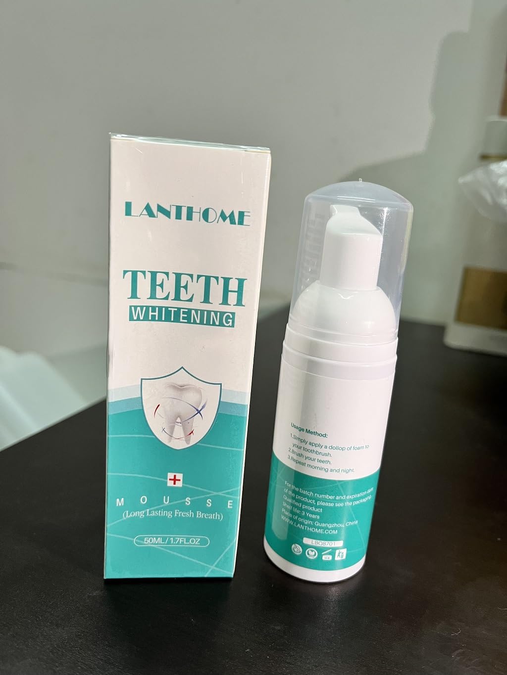 2 Pcs Teeth Whitening Toothpaste, tooth Mousse, Ultra-fine Mousse Foam Deeply Cleaning Gums.