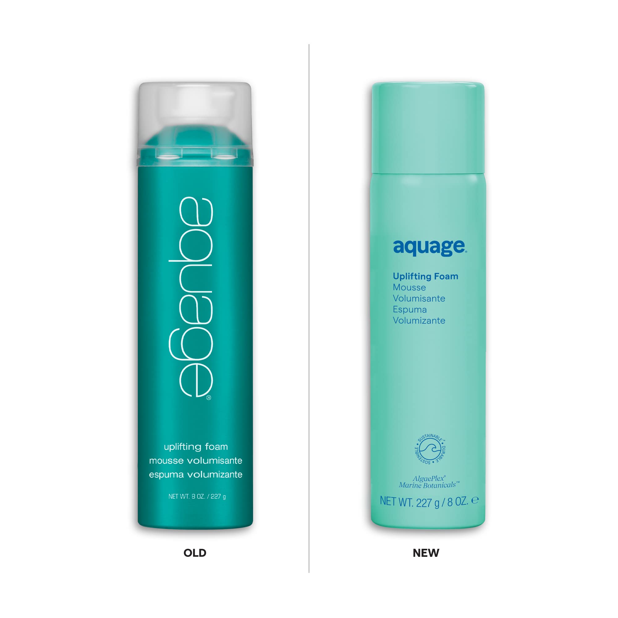 AQUAGE. Uplifting Foam Weightless Volume Building Styling Mousse, 8 oz