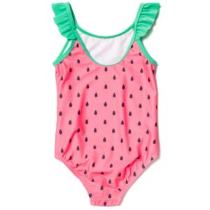 CoComelon Infant Baby Girls One Piece Bathing Suit Red 24 Months