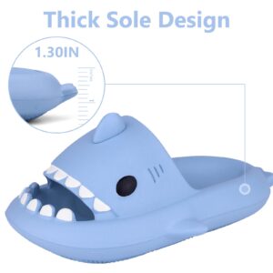 LAKIGE Kids Shark Cloud Slides | Toddler Boys Girls Shower Slippers | Youth Cute Cartoon Fish Flip Flops | Baby Beach Pool Home Sandals | Quick Dry Non-Slip