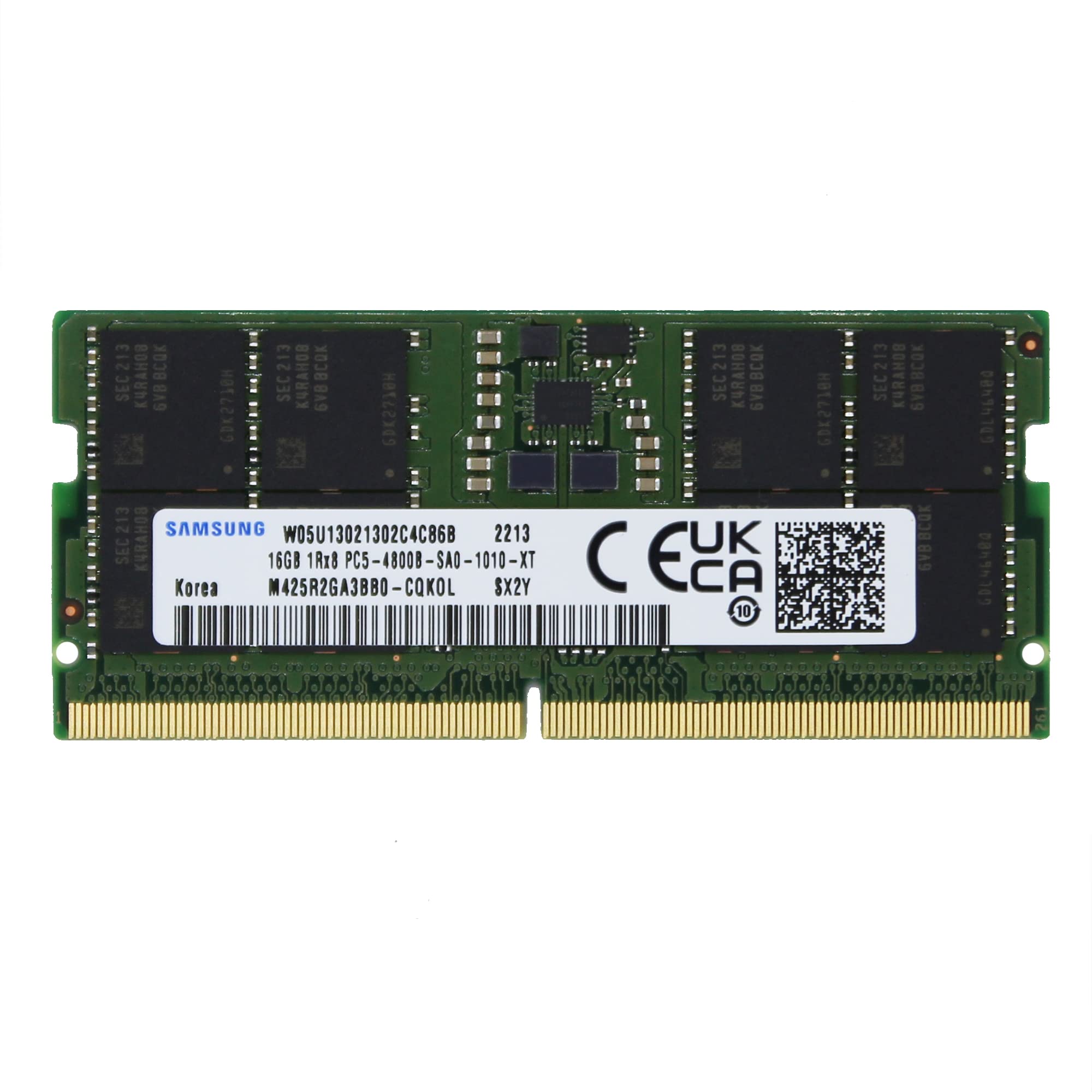 16GB (1x16GB) DDR5 4800MHz PC5-38400 SODIMM 1Rx8 CL40 1.1v M425R2GA3BB0-CQK Laptop Notebook Memory RAM