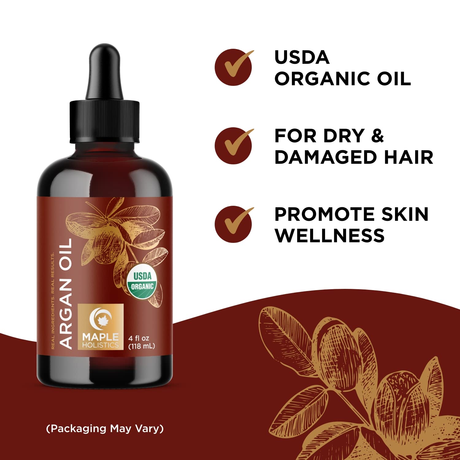 Organic Hair Growth Treatment Set - Moroccan Argan Oil, Rosemary Essential Oil, and Pure Hair Oils for Hair Growth