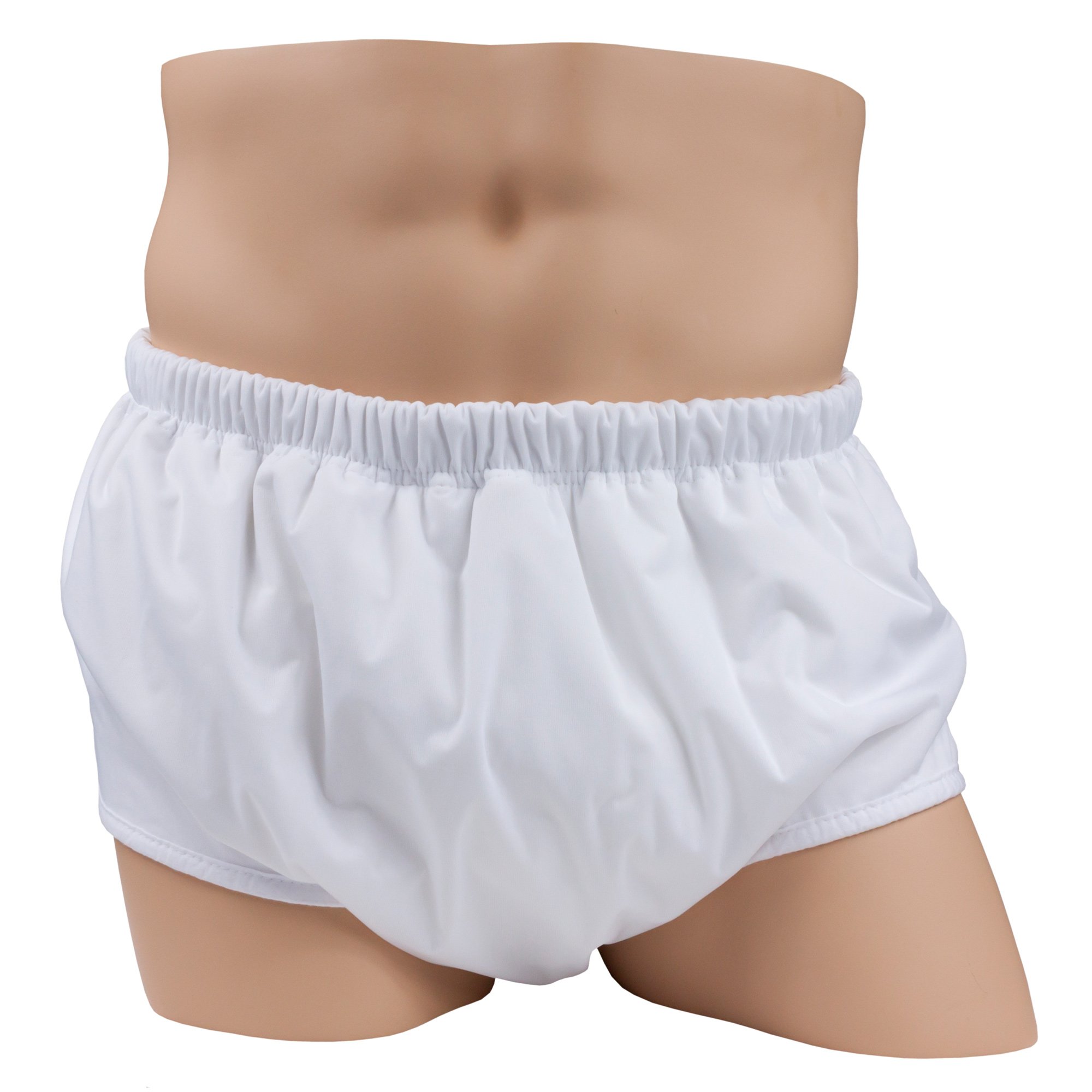 Adult All in One Pull-On Cloth Diaper by LeakMaster - Sewn-On Waterproof Outer Layer. 8 Total Interior Layers of Absorbency. Secure Incontinence Protection. (Large 30-36-Inch Waist)