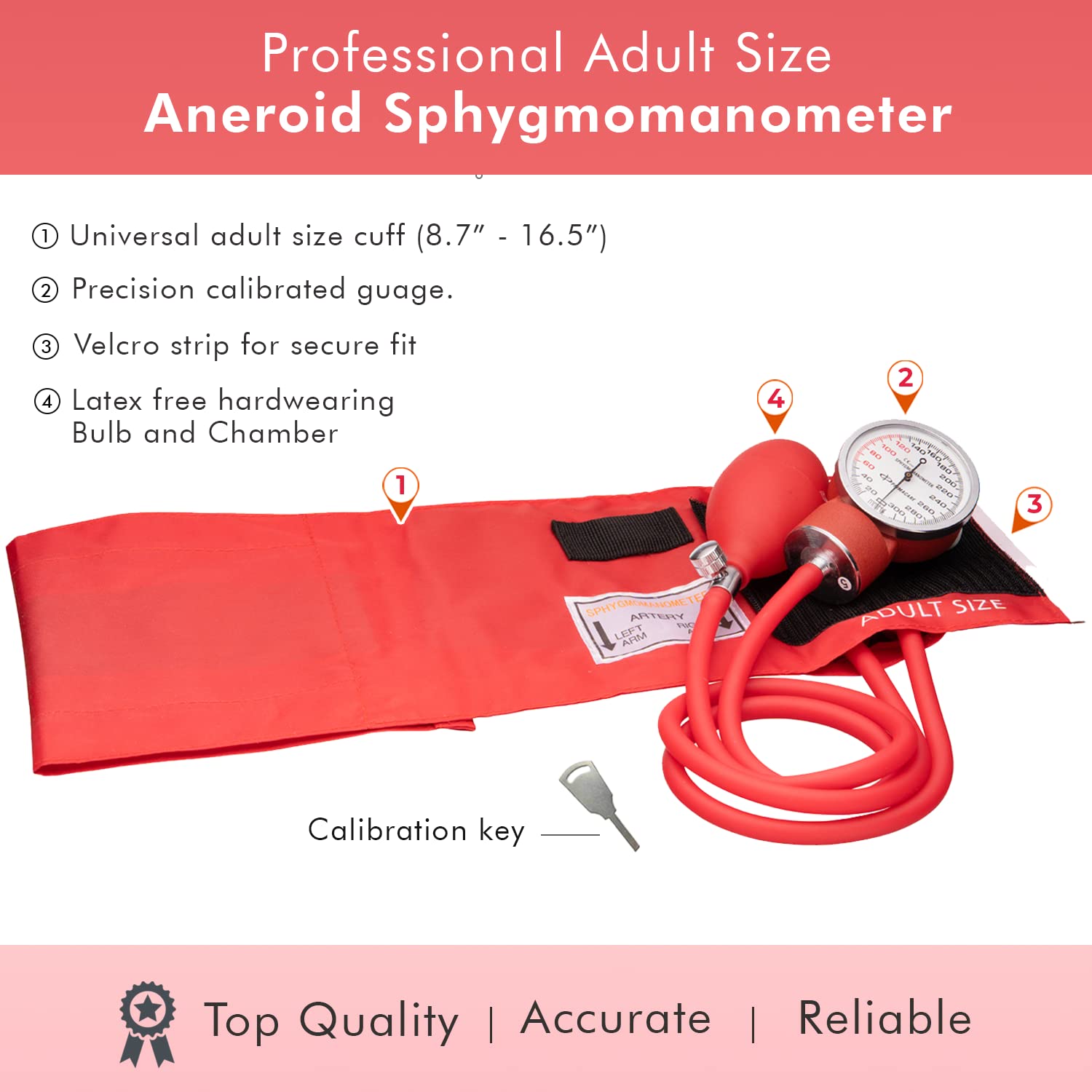 NOVAMEDIC First Aid Fanny Pack Stocked with Emergency Essentials and Professional Aneroid Sphygmomanometer Blood Pressure Machine with Stethoscope Set, Essential Medical Supplies kit