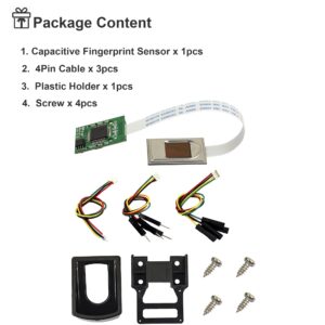 Capacitive Fingerprint Reader Scanner Sensor Module for Arduino Mega 2560 R3 Raspberry Pi ESP8266 ESP32 STM32 51 AVR