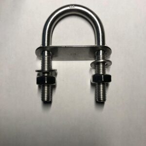 US Stainless Stainless Steel 316 UBolt M10 (3/8") by 90mm Marine Grade