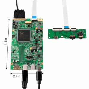 VSDISPLAY 14 Inch NV140XTM-N52 IPS LCD Screen 3840x1100 14'' Display Panel with Mini HD-MI Type C LCD Controller Board VS-RT2795T4K-V5