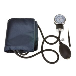 Dealmed Blood Pressure Monitor and Stethoscope Bundle | Includes (1) Arm Blood Pressure Monitor with Adult Cuff (Black) and (1) Dual-Head Stethoscope (Yellow)