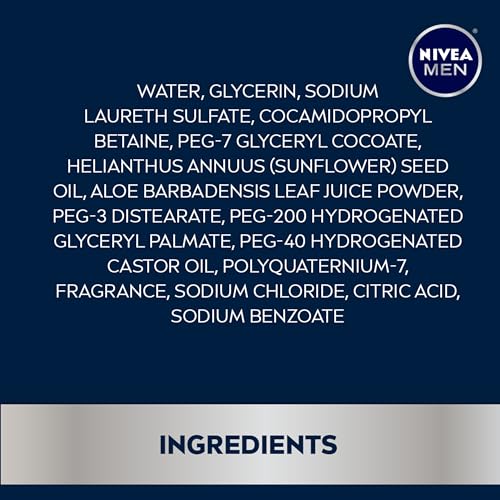 Nivea Men Maximum Hydration Body Wash, Aloe Vera Body Wash for Dry Skin, 30 Fl Oz Pump Bottle