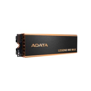 ADATA 2TB SSD Legend 960 Max with Heatsink 2TB PCIe Gen4x4 NVMe M.2 Internal Gaming SSD Up to 7,400 MB/s PS5 Compatible (ALEG-960M-2TCS)