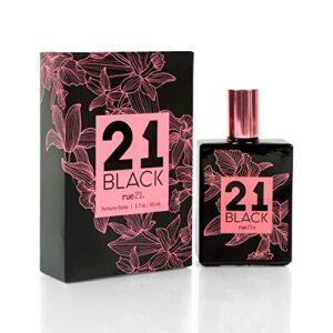 rue 21 21 black eau de parfum women's perfume spray - 1.7 fl oz (50 ml)