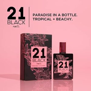 Rue 21 21 Black Eau De Parfum Women's Perfume Spray - 1.7 fl oz (50 ml)