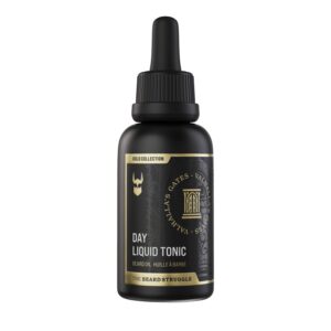 The Beard Struggle - Day Liquid Tonic Beard Oil - Gold Collection, Valhalla's Gates - Beard Oil for Men - Moisturize, Softens Hair, Reduces Itch - Day Time Beard Growth Oil (1 Fl oz)