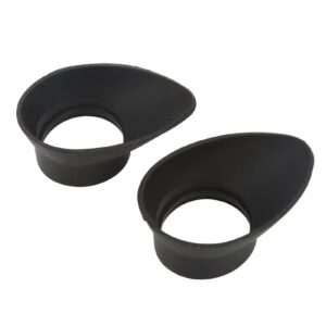 2pcs microscope eyepiece eyeshields, diameter 1.06in professional foldable rubber eyepiece eyecups for microscope monoculars binoculars of 42 to 48 mm/1.65 to 1.89 in