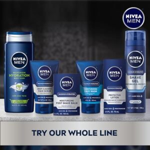 Nivea Men Maximum Hydration Body Wash, Aloe Vera Body Wash for Dry Skin, 30 Fl Oz Pump Bottle