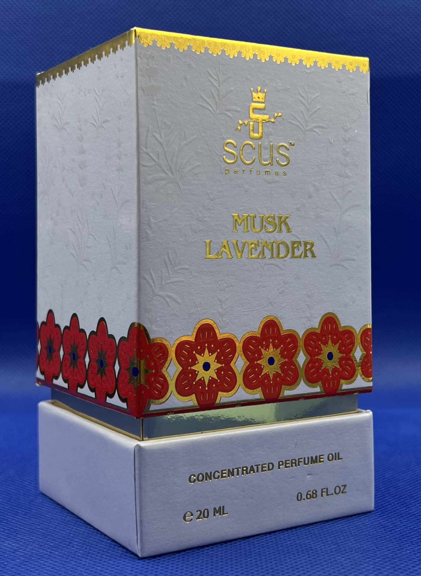 SCUS Perfumes Musk Lavender for Men & Women 20 ML Concentrated Fragrance Oil (0.68 fl. Oz) LOng Lasting