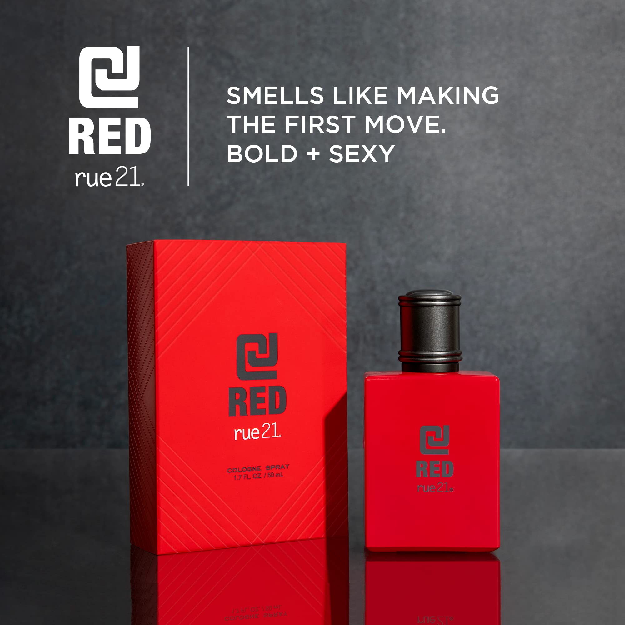 Rue 21 CJ Red Men's Cologne Spray - 1.7 fl oz (50 ml)