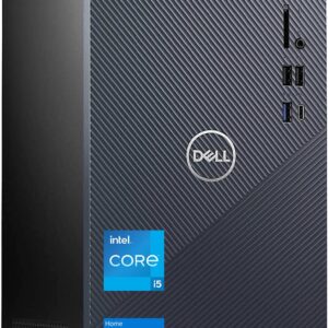 Dell Inspiron 3000 Series 3910 Desktop, 12th Gen Intel Core i5-12400 Processor, 32GB DDR4 RAM, 512GB SSD, HDMI, DP, DVD, Bluetooth, Wired Keyboard&Mouse, Wi-Fi 6, Windows 11 Home, Black