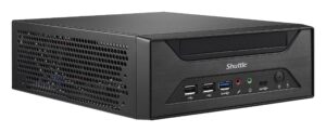 shuttle xpc slim xh610 barebone pc intel h610 support 12th/13th gen 65w alder lake/raptor lake lga1700 cpu no ram no hdd/ssd no cpu no os