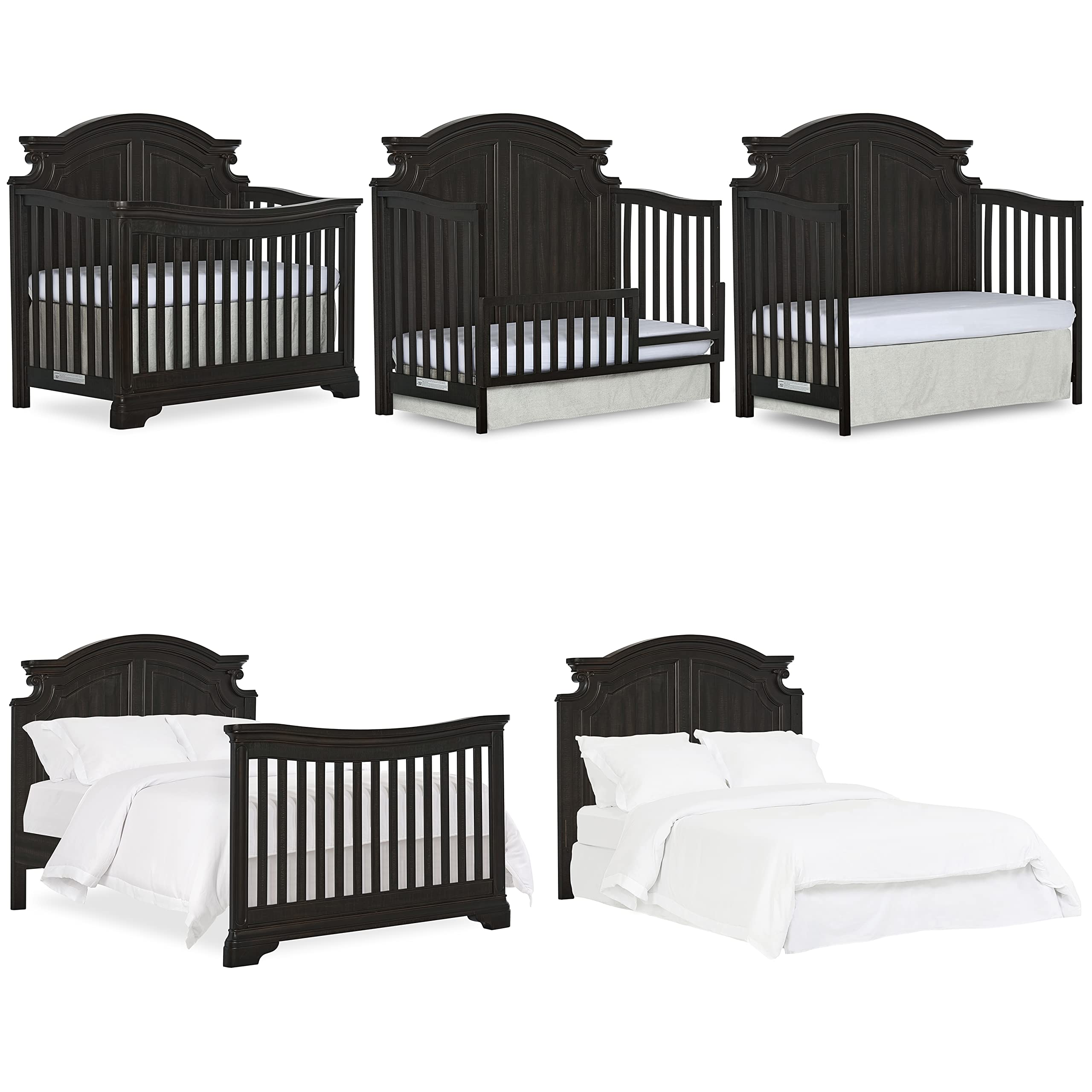 Evolur Signature Belle 5-in-1 Convertible Crib