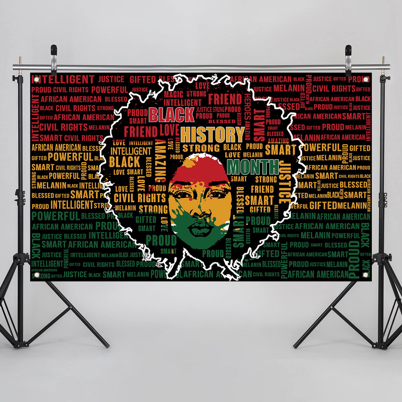 Black History Month Backdrop for Photography Black History Month Banner Pan African American Black History Month Decorations and Supplies for Party