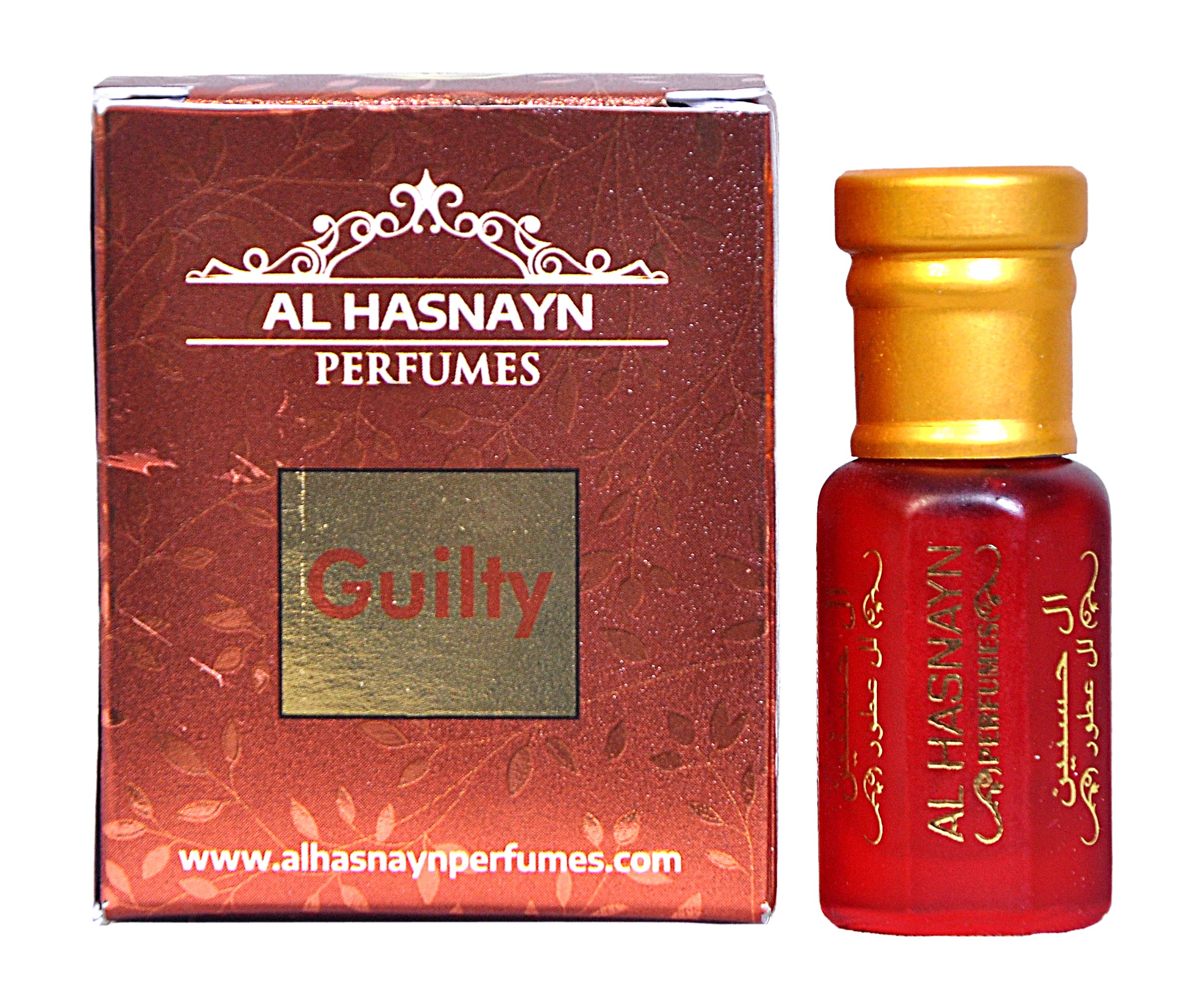 AL HASNAYN ENTERPRISES GUILTY UNISEX Cologne Perfume Essential oil Roll-On (CLASSIC Edition) 6ml Alcohol Free Natural Sweet Perfumes Fragrance | Long Lasting | Gifts for men women | (GUILTY)