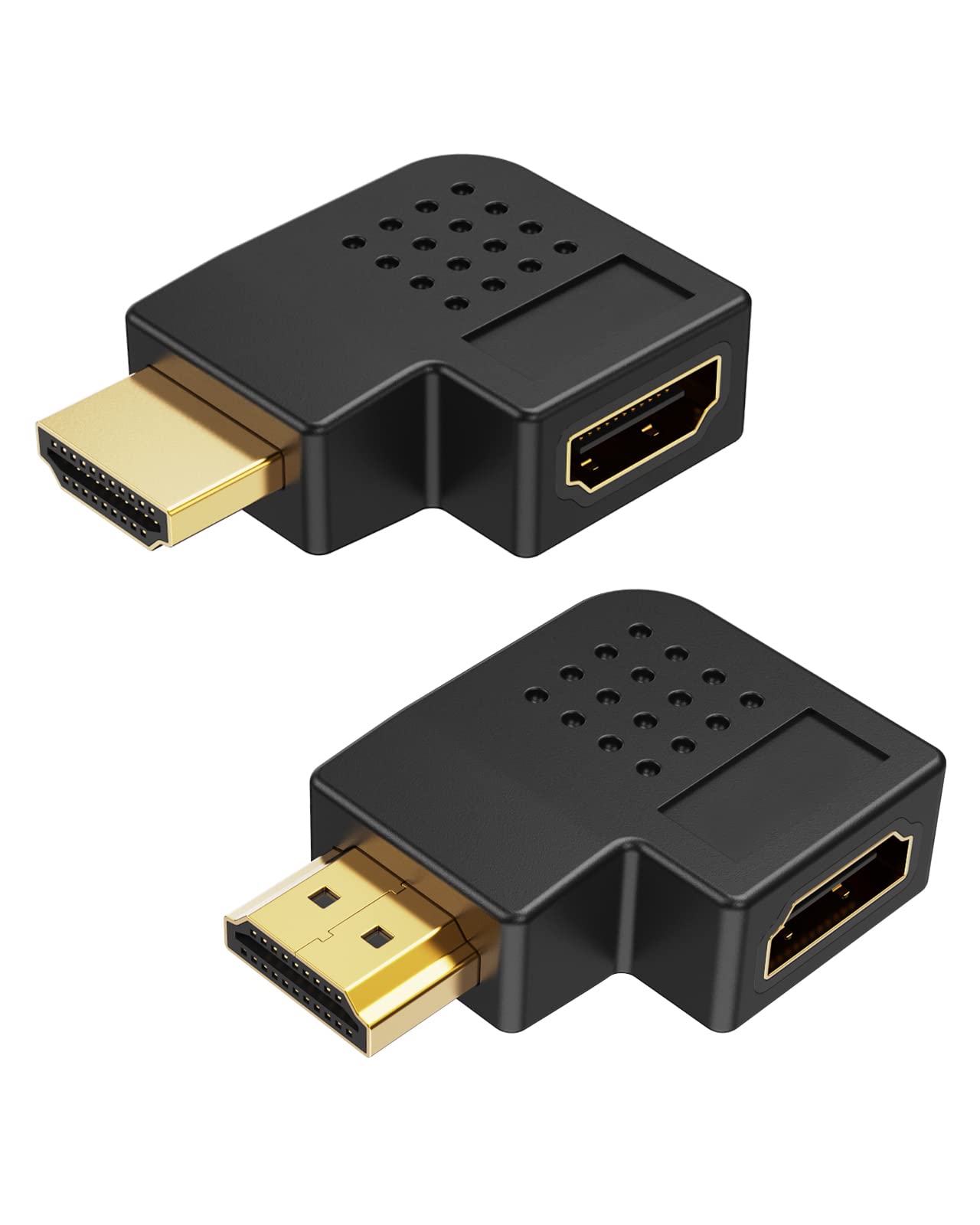 CableCreation Mini HDMI to HDMI Cable 6FT + HDMI Adapter Male to Female 2Pack 90 and 270 Degree Converter