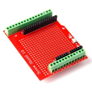 YEGAFE 2PCS Red Screw Shield V1.0 Assembled Terminal Expansion Board Proto Type for UNO R3 IO