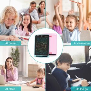 LCD Writing Tablet 8.5 Inch 2 Pack Colorful Screen Electronic Writing Drawing Pads Doodle Board for Kids Boys Girls