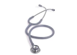 sainio supertone stethoscope for doctors, medical students & nurses (grey color tube)