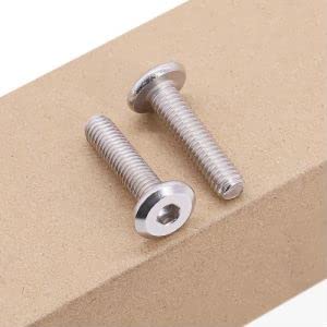 M8-1.25 x 25mm (20 pcs) Hexagon Socket Head Cap Screws, Furniture Screws, Connecting Bolts, 304 Stainless Steel 18/8, Full Thread, Bright Finish, Metric Standard