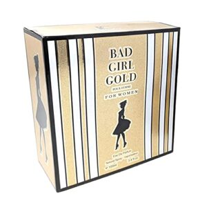 META-BOSEM D Girl Gold, Women Perfume Eau de Parfum Natural Spray Fragrance - Sweet Jasmine Notes - Sensuous Oriental Fragrance - Holiday Gift - a Classic Bottle, 3.4 Fluid Ounce/100Ml