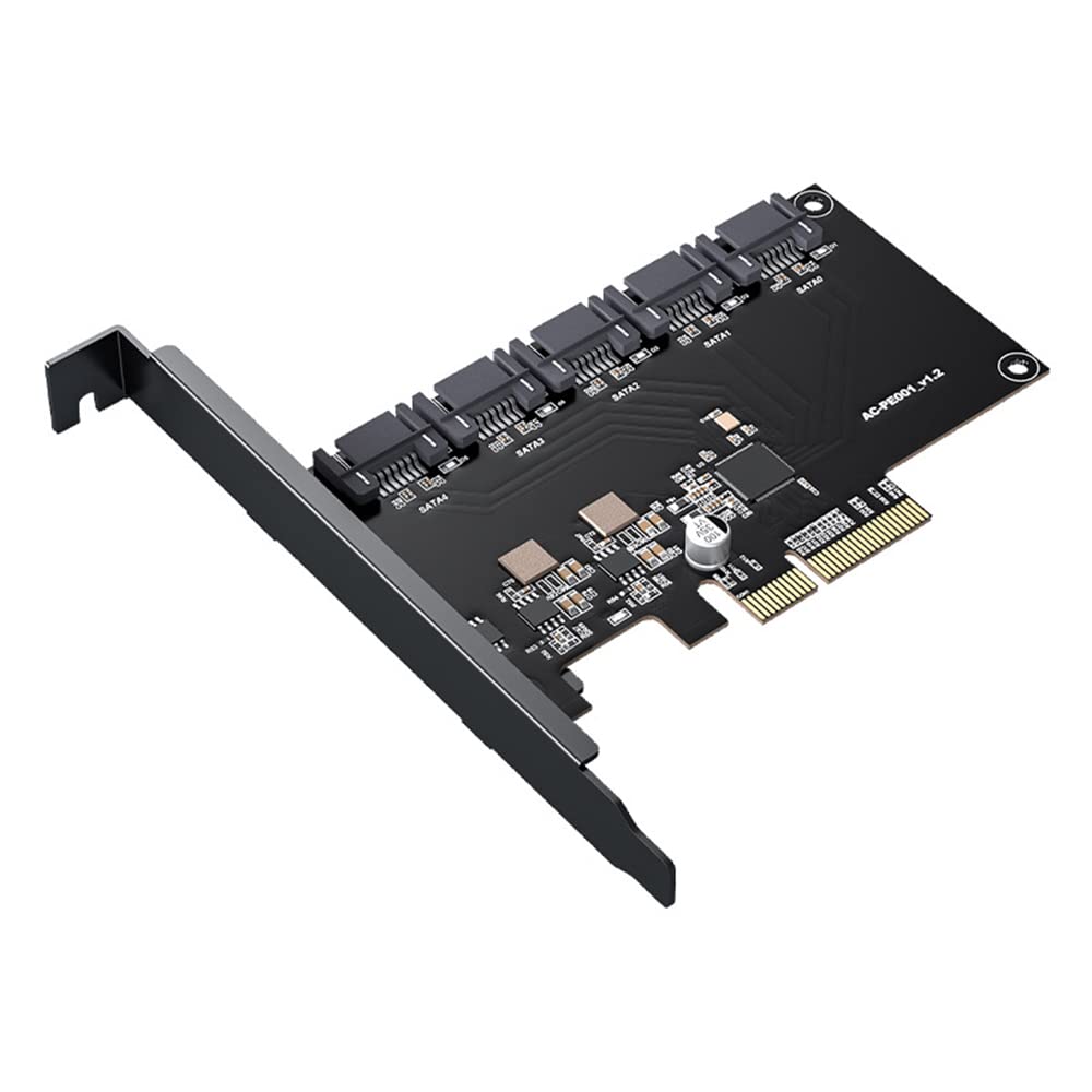 XBERSTAR SATA3.0 Adapter Computer Desktop case Solid State Drive Adapter Frame Bracket (PCIE X1)