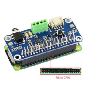 MOOKEENONE WM8960 Stereo Audio HAT Card Board 8Ω Speaker Kit for Raspberry Pi 40 PIN GPIO