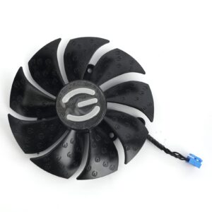 pla09215s12h graphics card fan for evga rtx 3070 3080 ti 3090 xc3 black gaming cooling fan (fan-c)