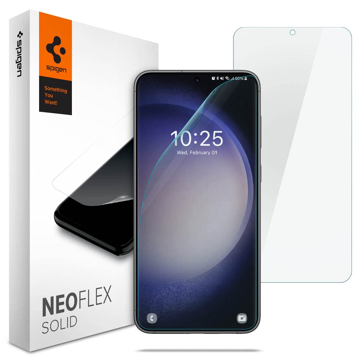 Spigen NeoFlex Solid Screen Protector Designed for Galaxy S23 Plus (2023) [2 Pack] - Case Friendly