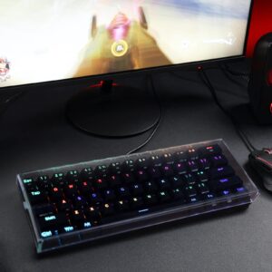 Geekria Premium Acrylic Keyboard Dust Cover for 60% Compact 61 Keys Keyboard Compatible with Razer Huntsman Mini 60% Gaming, RK Royal KLUDGE RK61 Keyboard.