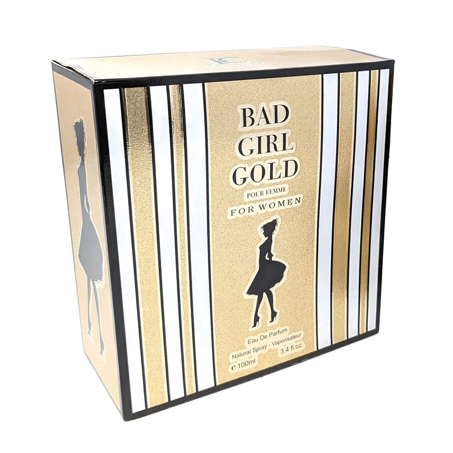 META-BOSEM D Girl Gold, Women Perfume Eau de Parfum Natural Spray Fragrance - Sweet Jasmine Notes - Sensuous Oriental Fragrance - Holiday Gift - a Classic Bottle, 3.4 Fluid Ounce/100Ml