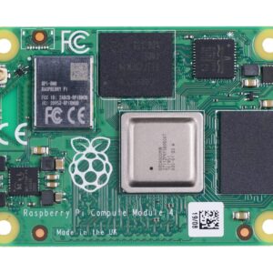 RasTech Pi Compute Module 4 4GB RAM 8GB eMMC (CM4104008) Single Board 64-Bit 1.5GHZ Quad-Core Processor Bluetooth 5.0 Dual-Band WiFi for Networked Ai Core and More