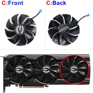 PLA09215S12H Graphics Card Fan for EVGA RTX 3070 3080 Ti 3090 XC3 BLACK Gaming Cooling Fan (Fan-C)