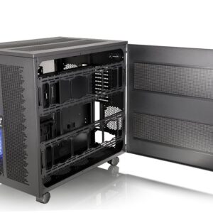 Thermaltake Core W200 Dual System Computer Case and Commander FP 10 Port PWM Fan Hub Bundle