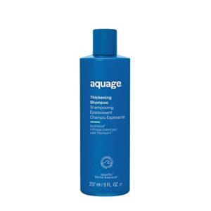 aquage. seaextend thickening shampoo - thermal-v technology seals heat out, prevents haircolor fade and thermal styling damage, 8 oz