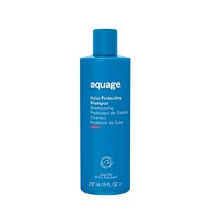 AQUAGE. Color Protecting Shampoo, Contains AlgaePlex Marine Botanicals to Help Seal In Color and Provide Gentle Cleansing, 8 oz