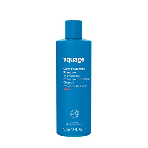 AQUAGE. Color Protecting Shampoo, Contains AlgaePlex Marine Botanicals to Help Seal In Color and Provide Gentle Cleansing, 8 oz