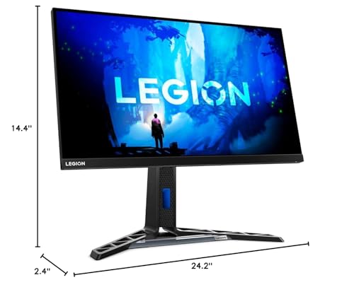 Lenovo Legion Y27q-30 27" WQHD WLED LCD Monitor - 16:9 - Raven Black