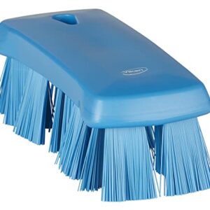 Vikan 38913 UST 6.9" Hand Brush - Stiff, Blue