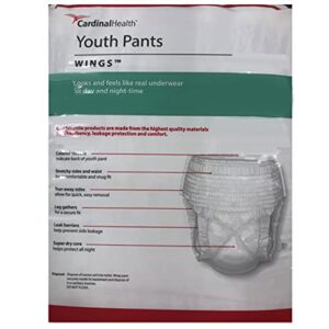 Cardinal Health Pull-On Underwear for Boys and Girls - Disposable Youth Training Pants with Tear Away Seams - Overnight Protection, Medium, 38-65 lbs, 17 Count, 1 Pack