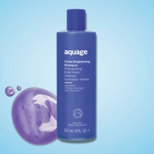 AQUAGE. Violet Brightening Shampoo, 8 oz.